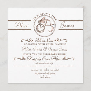 Heureusement pour toujours faire-part de mariage