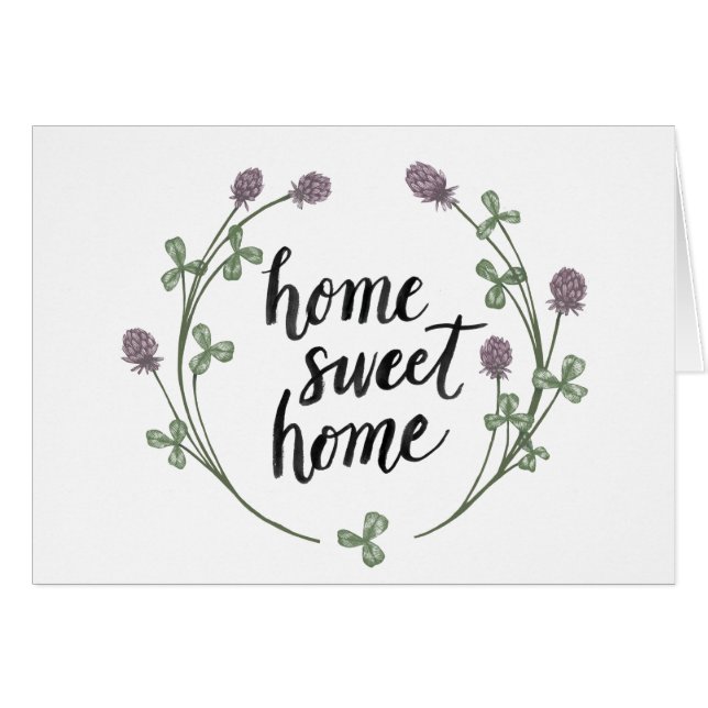 Heureux à la maison douce | à la maison des mots I (Devant horizontal)