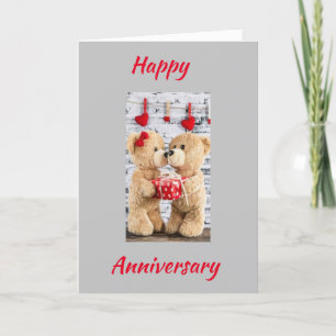 HEUREUX "ANNIVERSAIRE" à **MY HONEYBEAR** Carte