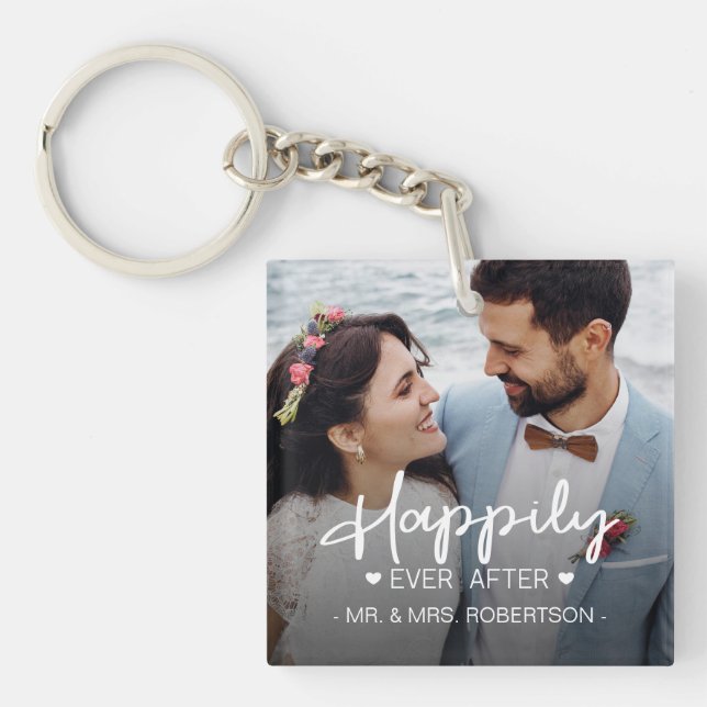 Heureux après mariage photo personnalisée (Devant)