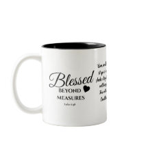 Heureux au-delà des mesures Mug