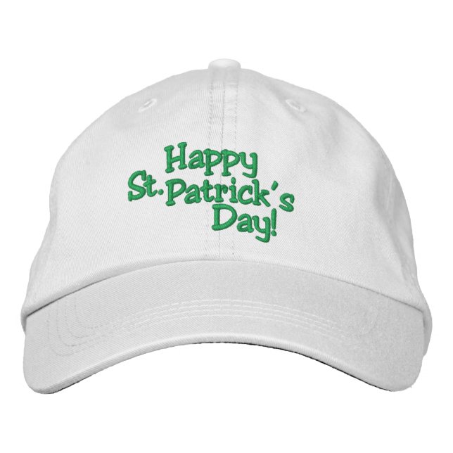 HEUREUX CASQUETTE de la Saint-Patrick 2017 (Devant)
