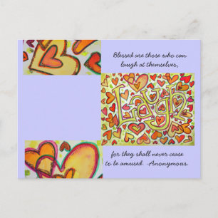 Heureux ceux qui peuvent rire Carte postale