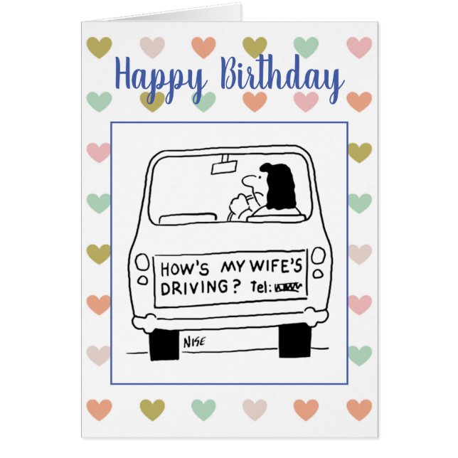 Heureux conducteur d'anniversaire (Devant)