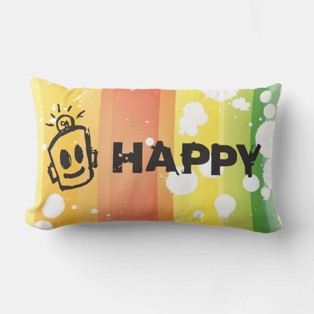 HEUREUX coussin de printemps (Recto)