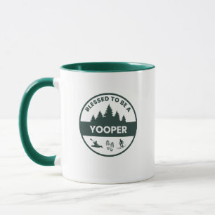 Heureux D'Être Un Yooper Café Mug