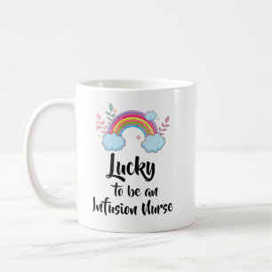 Heureux D'Être Une Infirmière À Infusion Mug