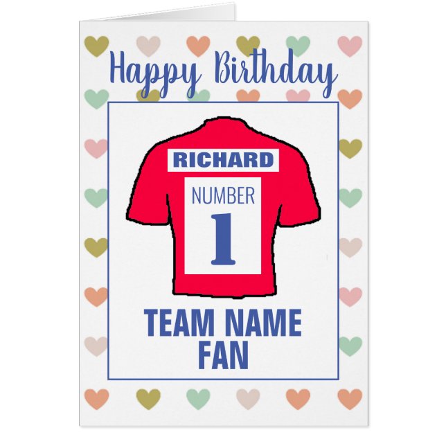 Heureux Fan De Football Anniversaire (Devant)