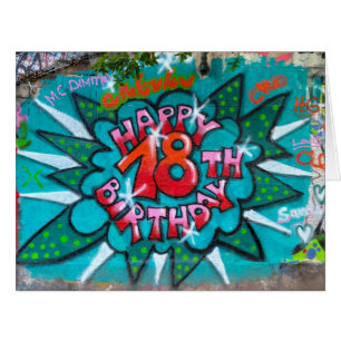 Heureux Graffiti du 18ème anniversaire