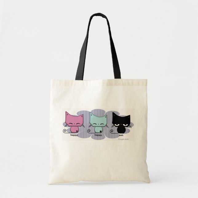 heureux. heureux. meh. Sac fourre-tout (Devant)