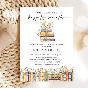 Heureux Jamais Après Livre Invitation Douche nupti