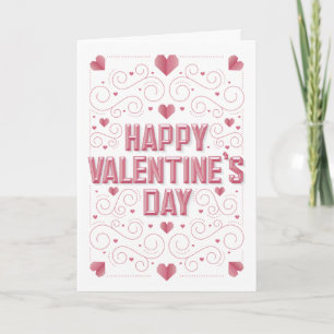 HEUREUX JOUR DE VALENTINE / Carte de Saint Valenti