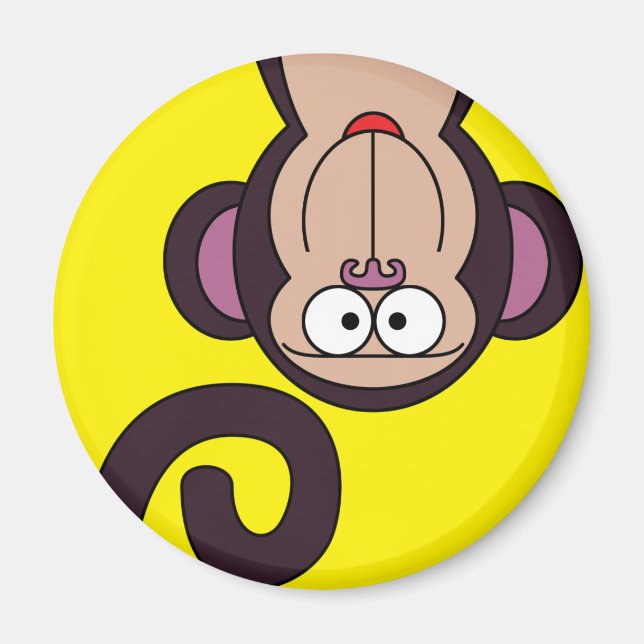 HEUREUX MONKEY MAGNET (Devant)