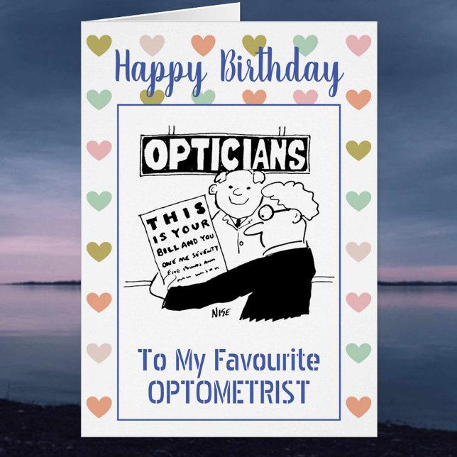 Heureux Optométriste d'anniversaire (Créateur téléchargé)