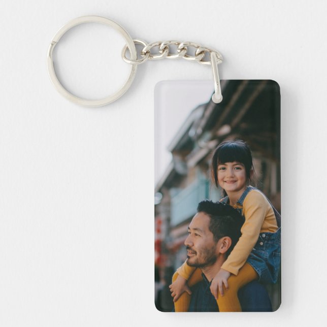 Heureux Porte - clé papa et fille (Devant)