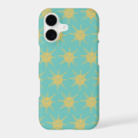 Heureux Sunshine Suns Motif turquoise