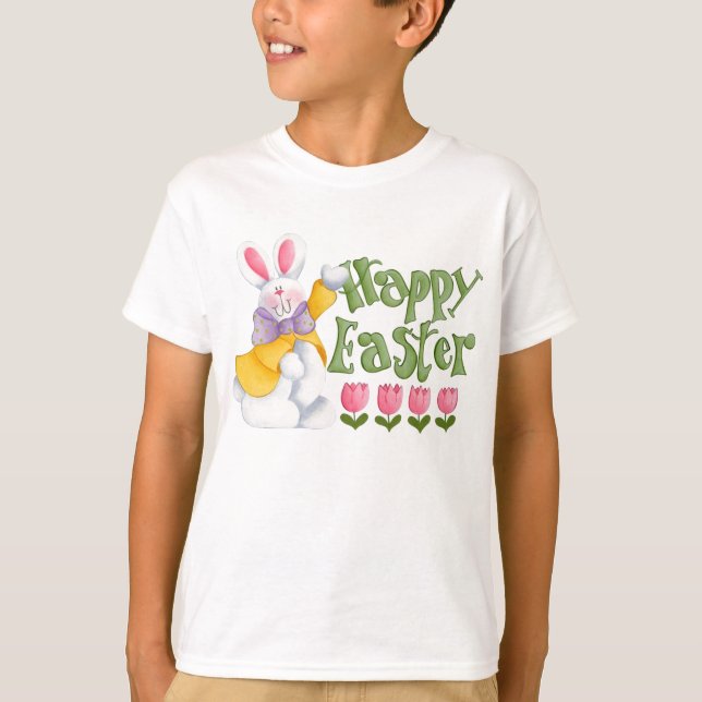 HEUREUX T-SHIRT ENFANTS DE PÂQUES (Devant)
