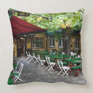 Heuriger In Grinzing Vienna Austria Throw Pillow