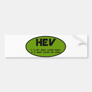 HEV save the world Bumper Sticker