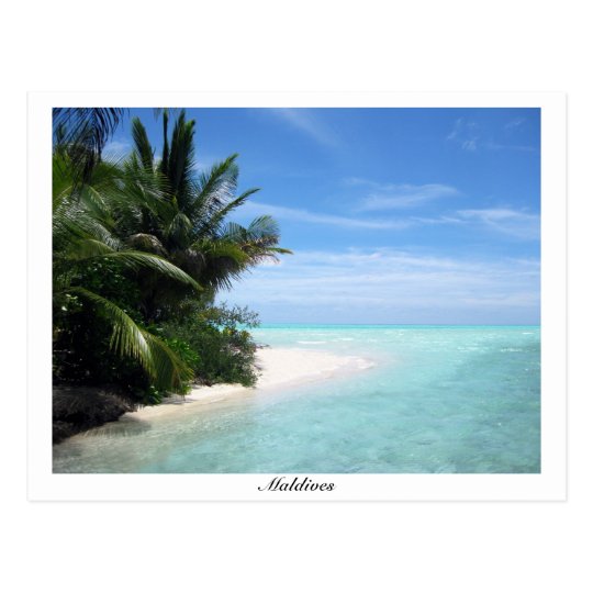 Hevaaholhudhoo Island Maldives Postcard