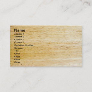 Hevea wood texture business card