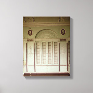 Heveningham Hall, Suffolk: library, 1778-80 Canvas Print