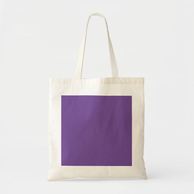 Hex #714997, Bouquet Tote Bag (Front)
