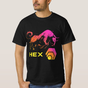 HEX Crypto BULLRUN HODL Hexican Token to be Rich M T-Shirt