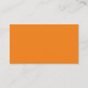Hex #F17F17, Dark Salmon Appointment Card