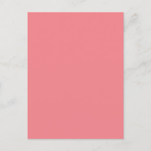 Hex #F1838A, Girly Holiday Postcard