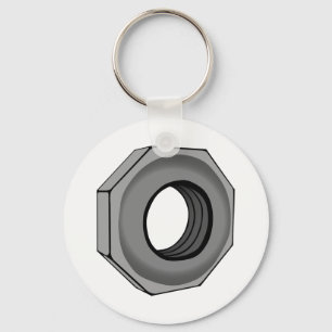Hex Nut Keychain