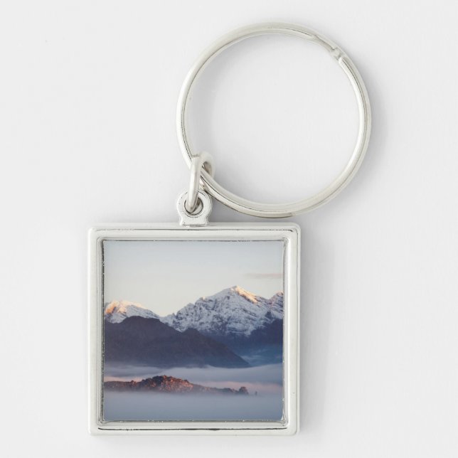 Hex River Mountains At Sunrise, Western Cape Keychain (Front)