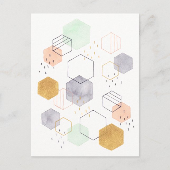 Hex Scatter Postcard (Front)