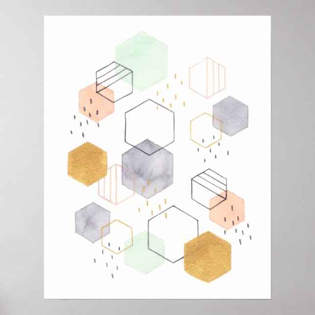 Hex Scatter Poster (Front)