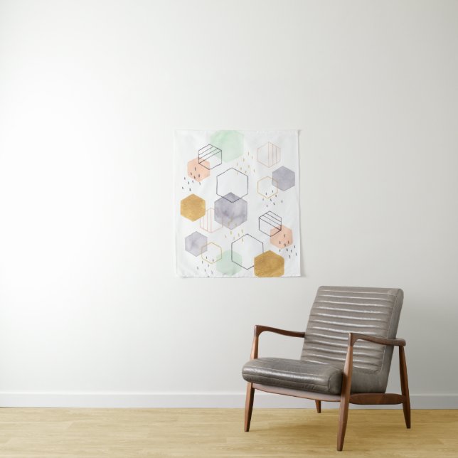 Hex Scatter Tapestry (In Situ)