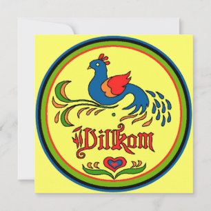 Hex Sign Welcome Bird