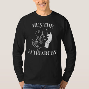 Hex The Patriarchy Feminist Witch Halloween T-Shirt