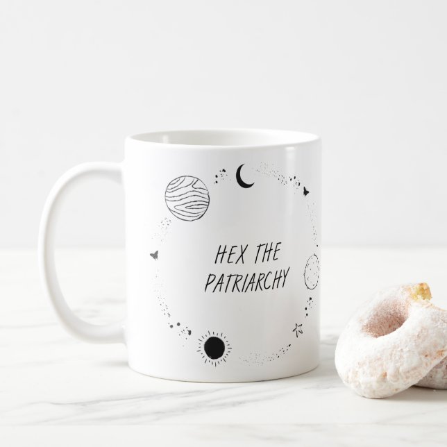 Hex the Patriarchy Mug (Avec donut)