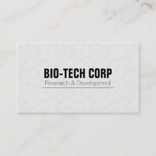 Hex   White Business Card