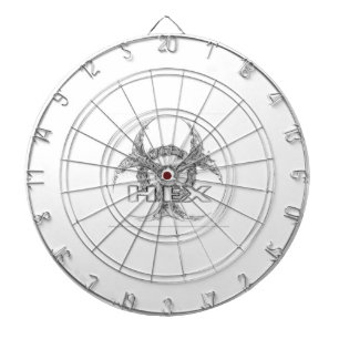 HEX White Dartboard