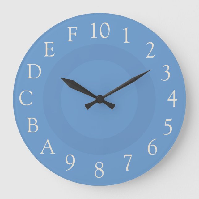 Hexadecimal Geek clock I (Front)