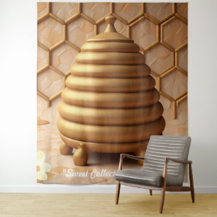 "Hexagon Beauty Unites" Tapestry
