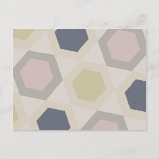 Hexagon Bliss Postcard