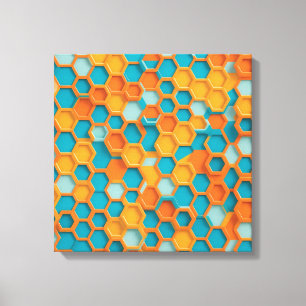 Hexagon Canvas Print