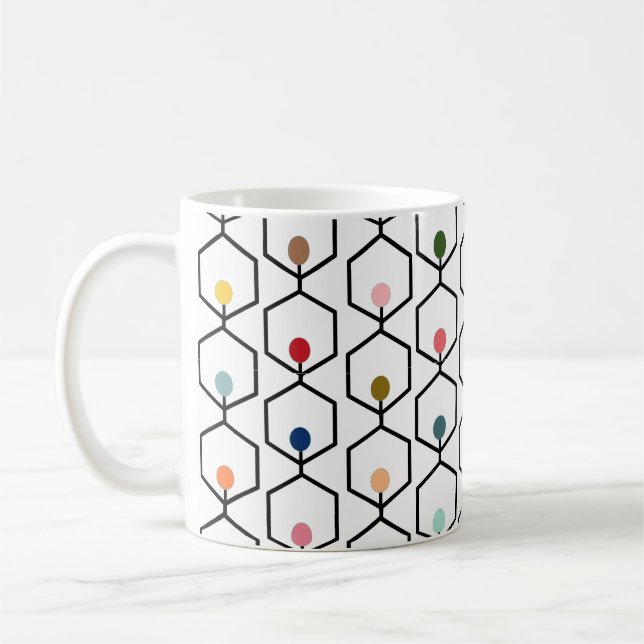Hexagon Chains Coffee Mug (Left)