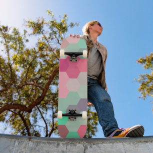 Hexagon color,  skateboard