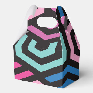Hexagon Geometric Pattern Favor Box