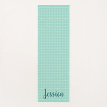 Hexagon Light Blue & Teal / Your Name