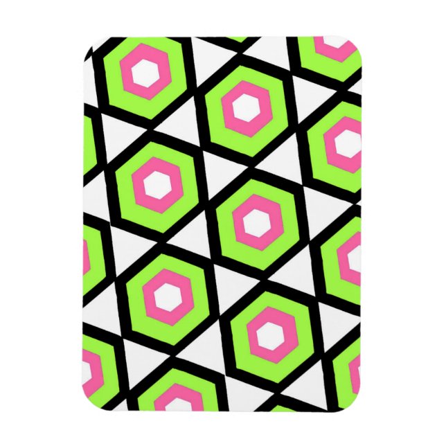 Hexagon Magnet (Vertical)
