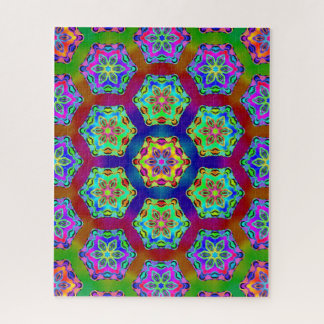 Hexagon Mandala Design 1.11.23.1 Jigsaw Puzzle